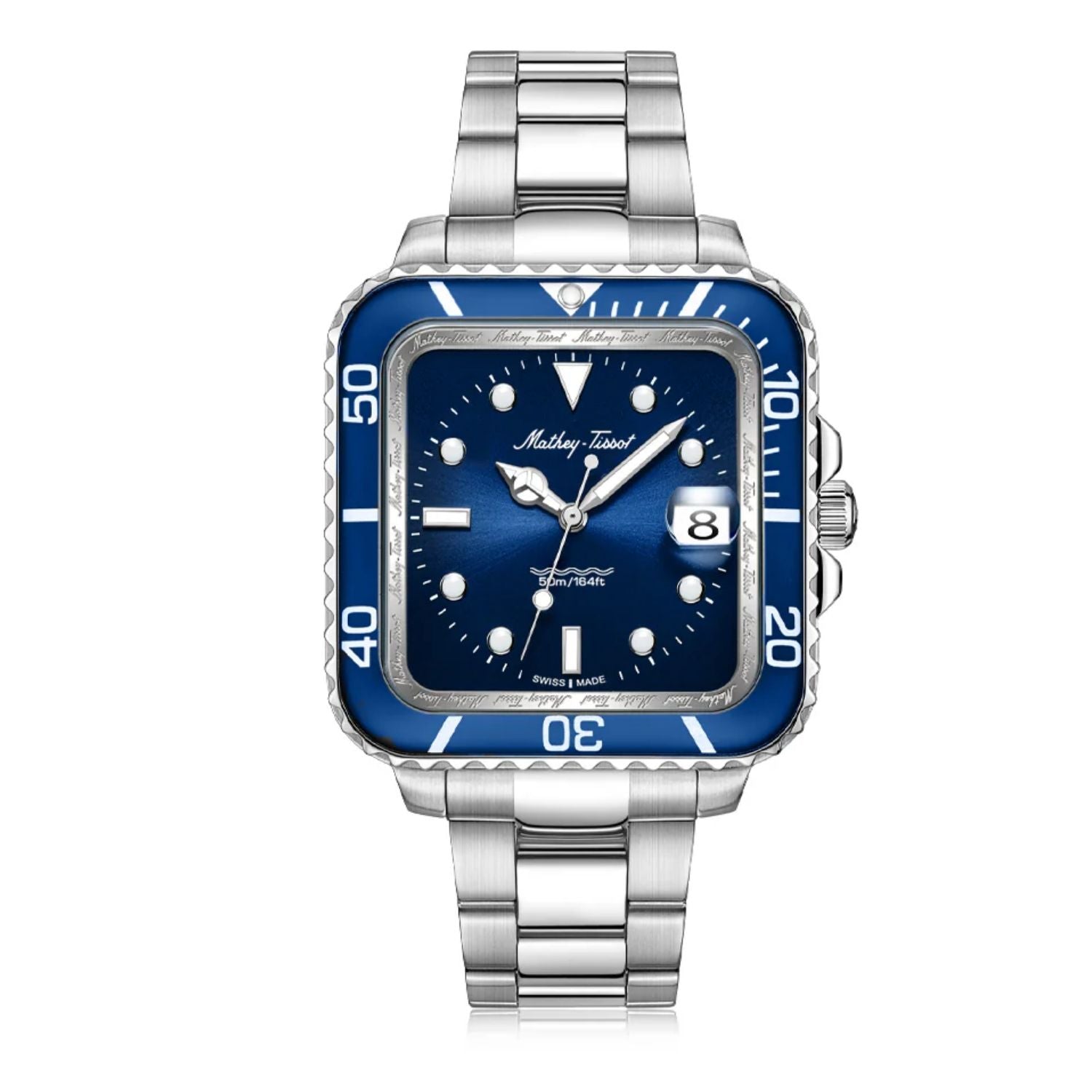 Tissot Tissot Men's Mathy Blue Dial Watch - H902QABU