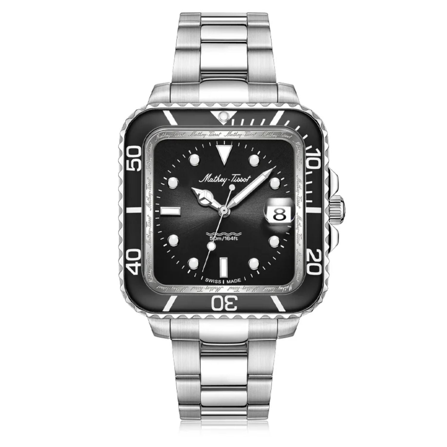 Tissot Tissot Men's Mathy Black Dial Watch - H902QAN
