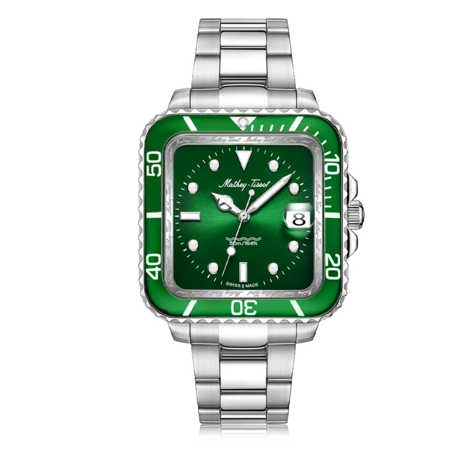Tissot Tissot Men's Mathy Green Dial Watch - H902QAV