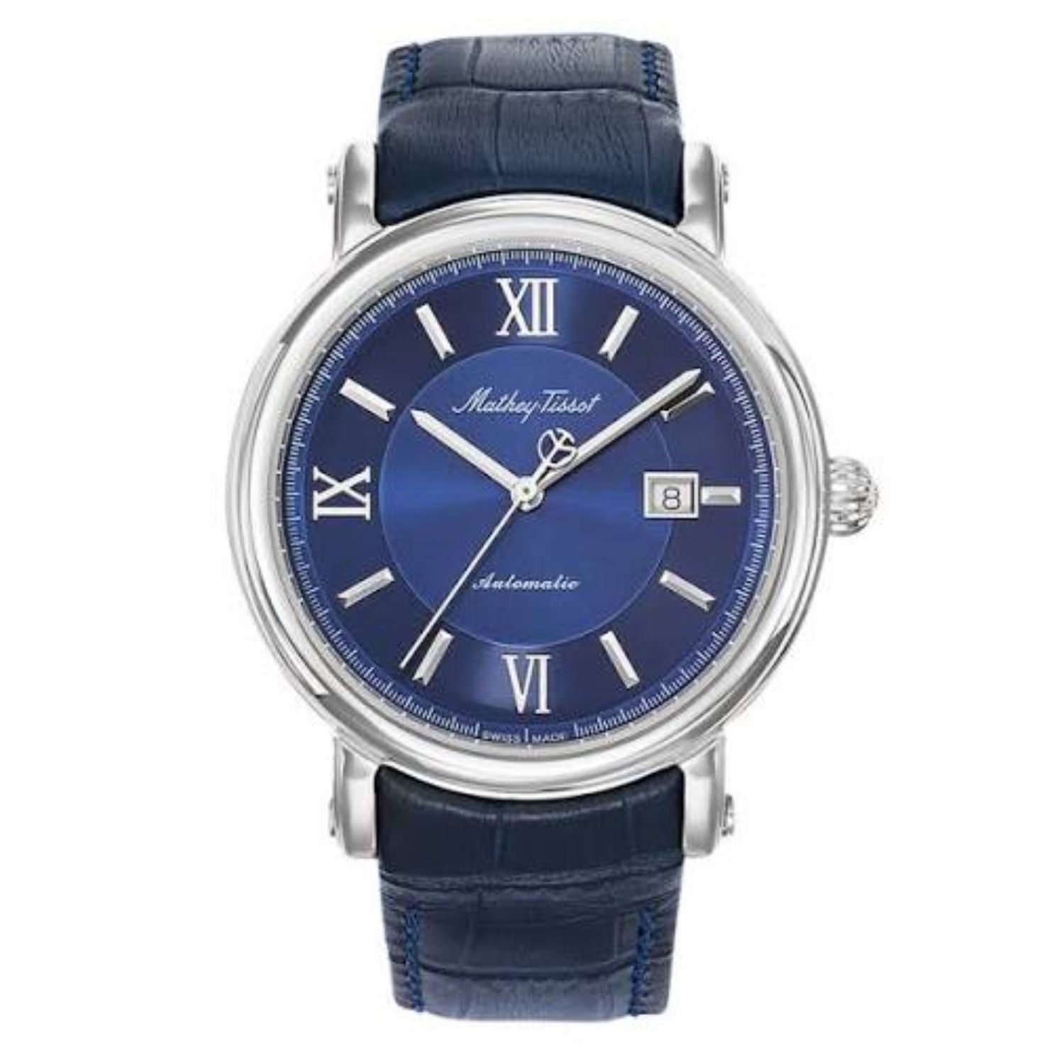 Mathey Tissot Mathey Tissot Men's Renaissance Blue Dial Watch - H9030ABU