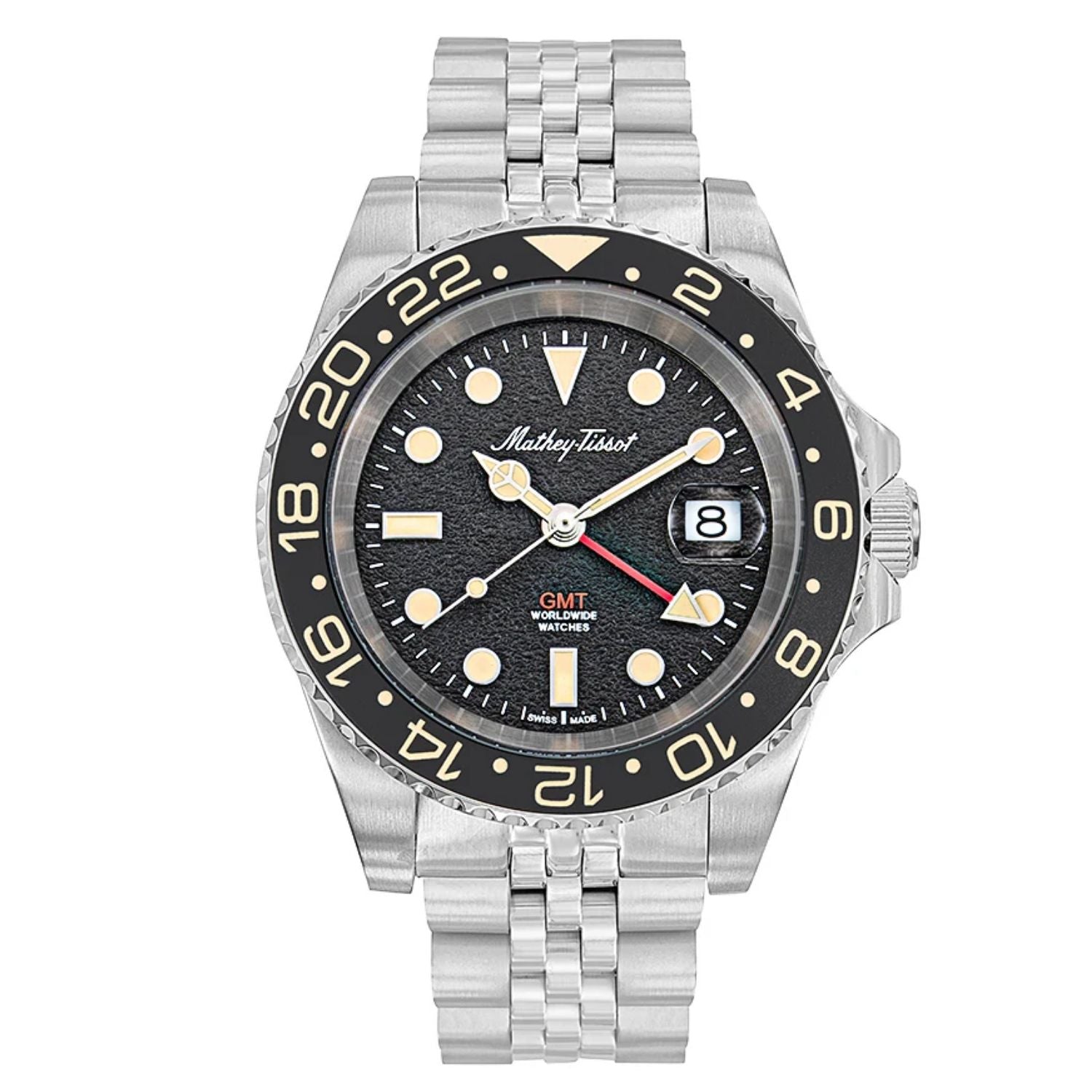 Tissot Tissot Men's Mathy Grey Dial Watch - H903ANC