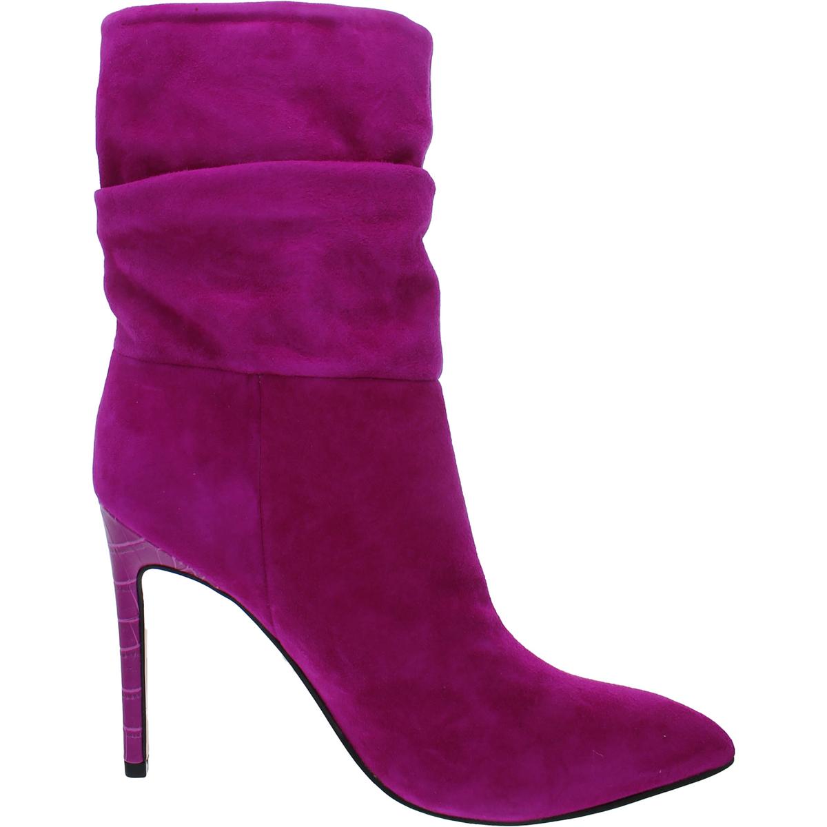 JENN Womens Pointed Toe Mid-Calf Boots