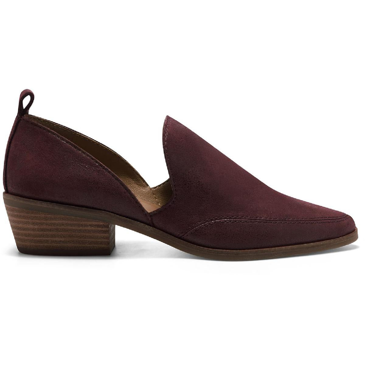 Mahzan Womens Comfort Insole Slip On Loafer Heels