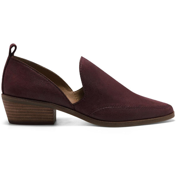 Mahzan Womens Comfort Insole Slip On Loafer Heels