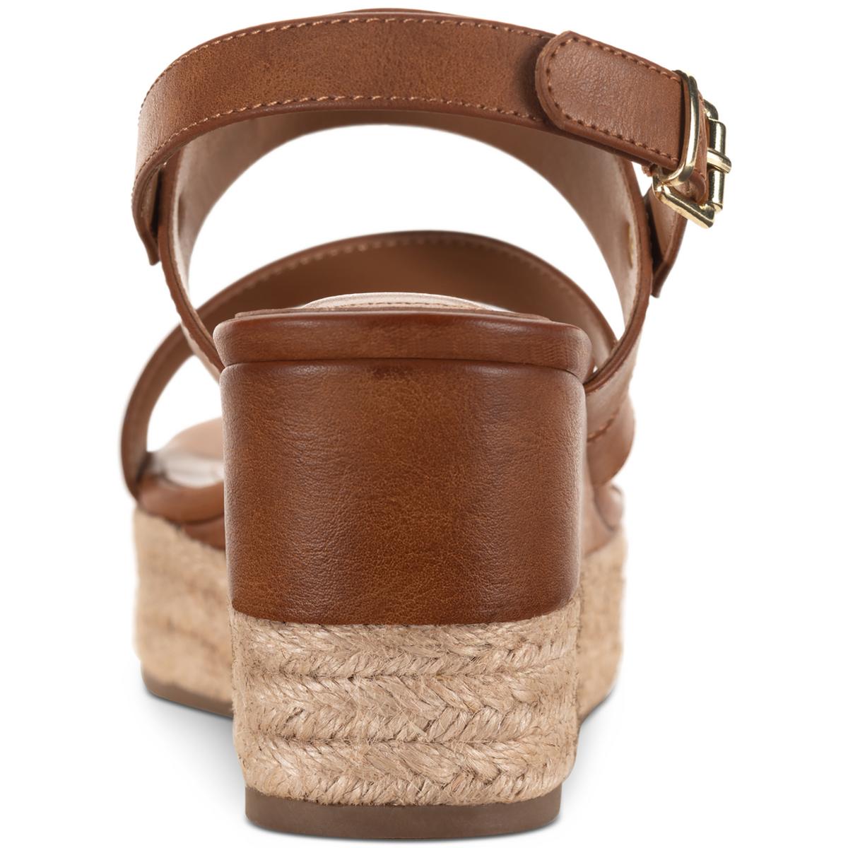 Bettyy Womens Toe Loop Espadrille Wedge Sandals