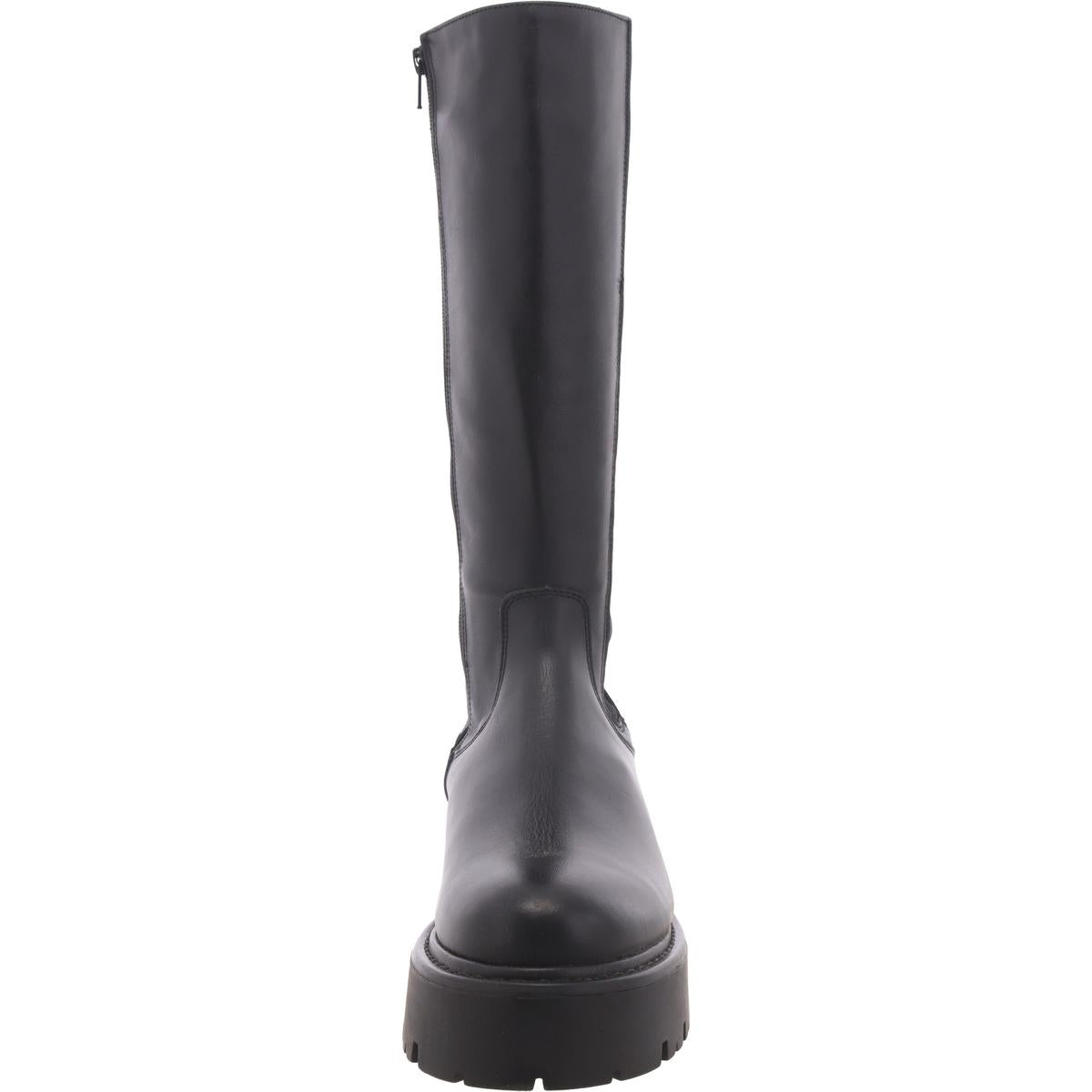 Rex Womens Leather Knee-High Riding Boots
