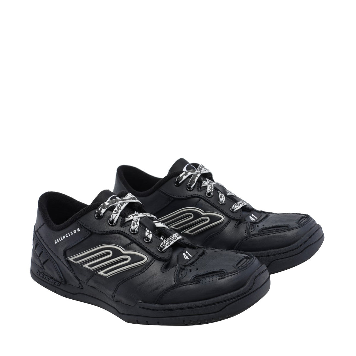 Balenciaga Balenciaga Men Hamptons Worn-Out Sneakers