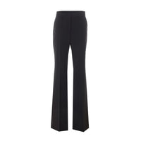Sportmax Women Hangar Natural Stretch Pure Wool Flare Pants