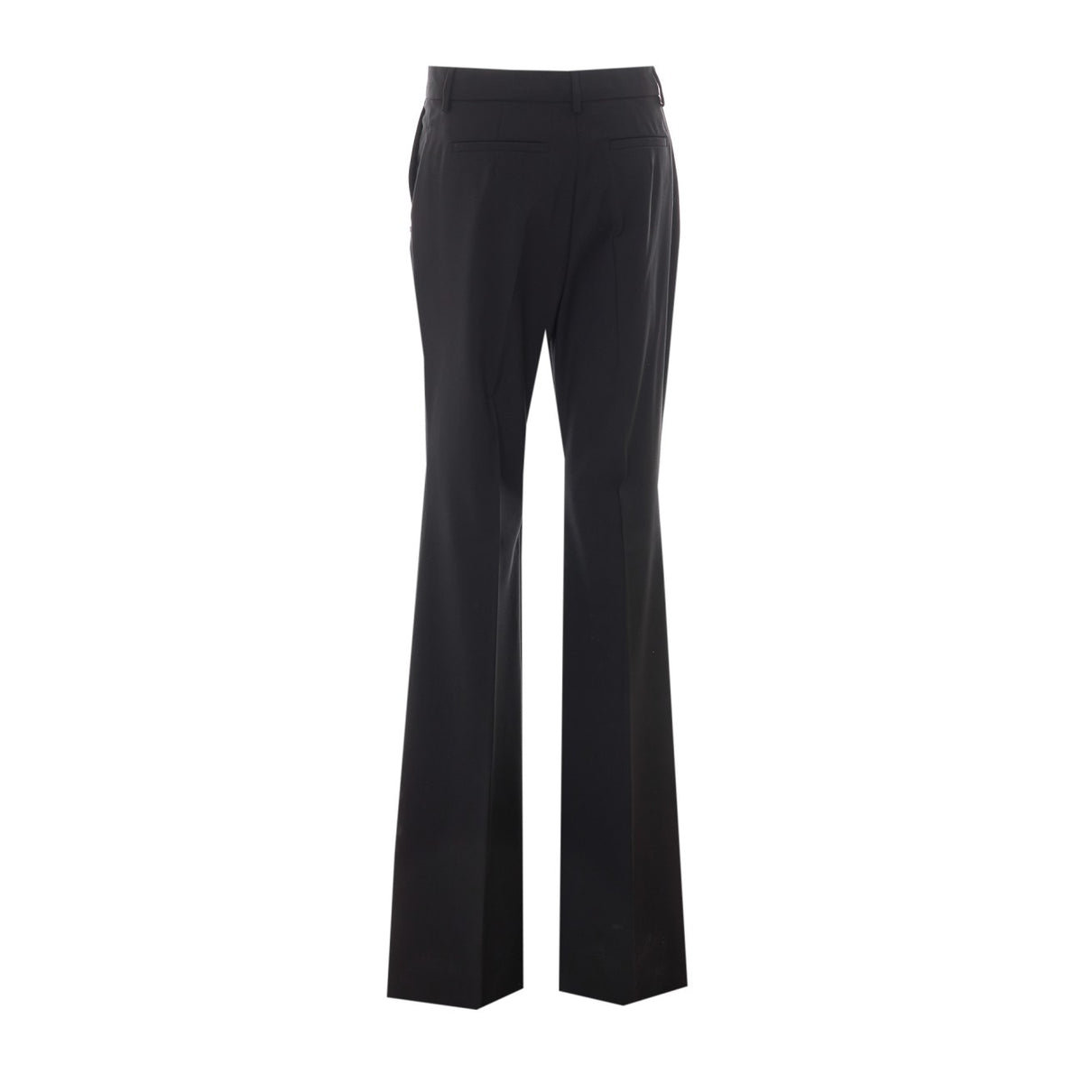 Sportmax Women Hangar Natural Stretch Pure Wool Flare Pants