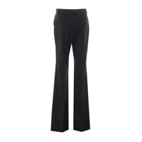 Sportmax Women Hangar Natural Stretch Pure Wool Flare Pants