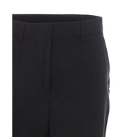 Sportmax Women Hangar Natural Stretch Pure Wool Flare Pants