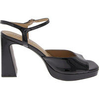 Ziarre Womens Patent Ankle Strap Platform Sandals
