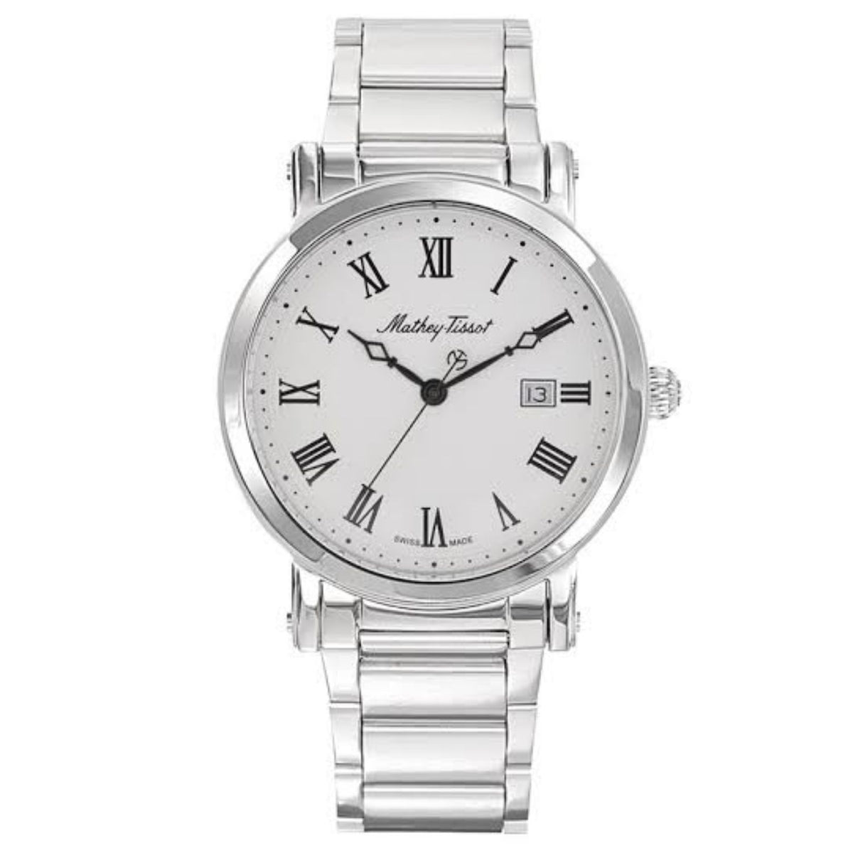 Mathey-Tissot Men's City metal White Dial Watch - HB611251MABR