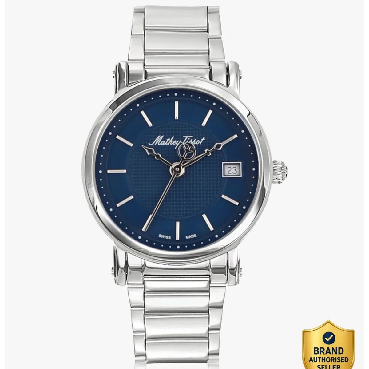 Mathey-Tissot Mathey-Tissot Men's City metal Blue Dial Watch - HB611251MABU