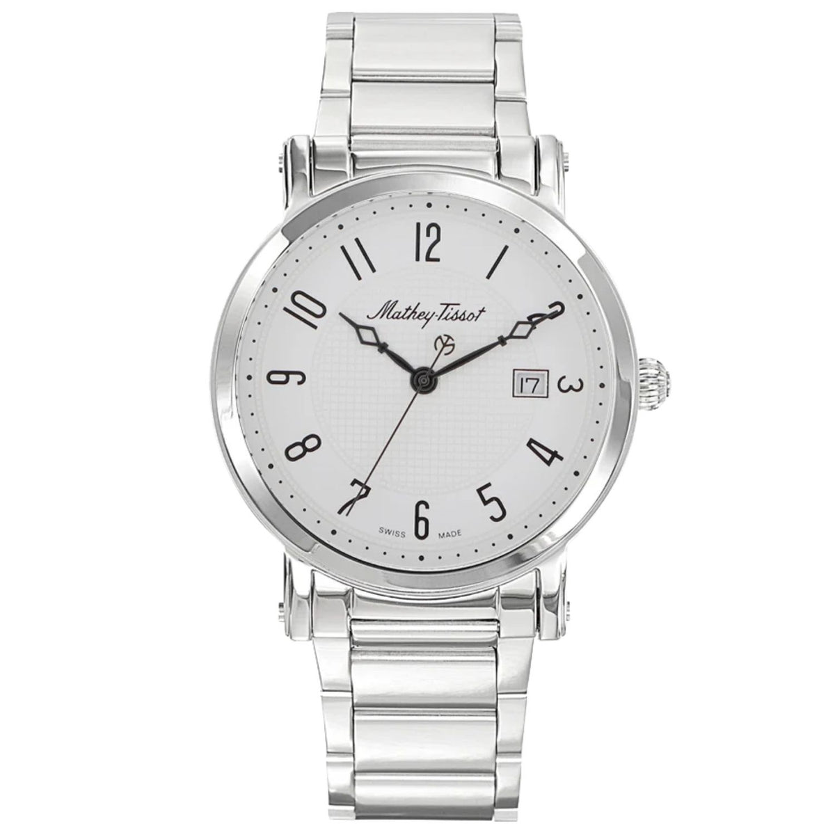 Mathey-Tissot Men's City metal Grey Dial Watch - HB611251MAG