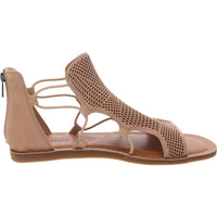 Bartega Womens Leather Cushioned Footbed Flat Shoes