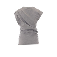 Ganni Ganni Women Heavy Draped T-Shirt