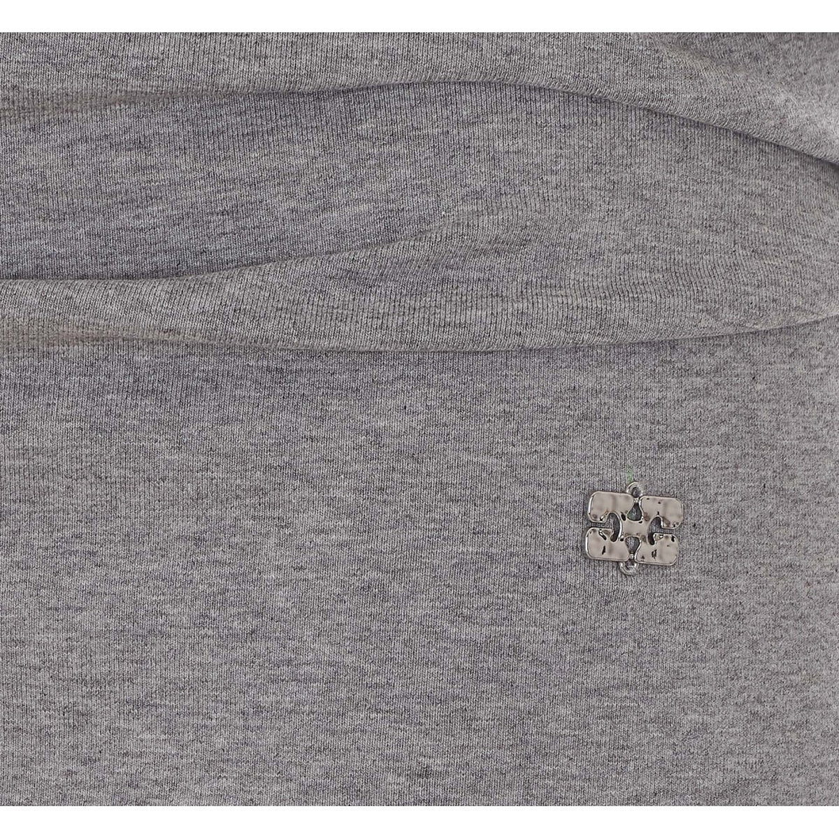 Ganni Ganni Women Heavy Draped T-Shirt