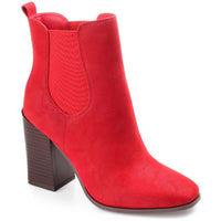 Maxxie Womens Laceless Almond Toe Ankle Boots