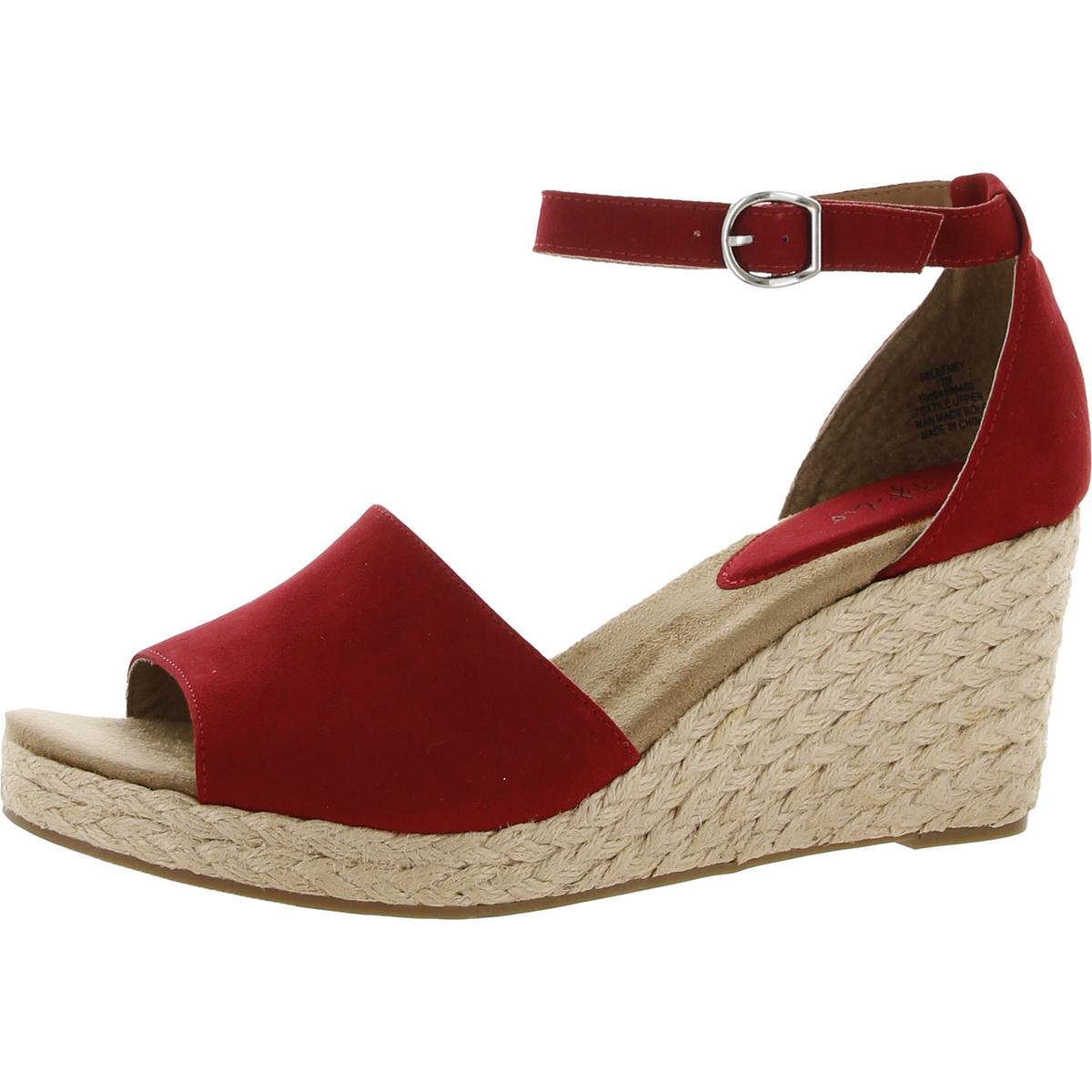 Seleeney Womens Dressy Open Toe Wedge Sandals