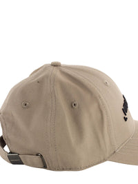 Hinnominate Hinnominate Beige Embroidered Logo Cotton Women's Hat