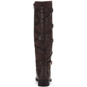 Thalia Sodi Womens Veronika Faux Leather Over-The-Knee Riding Boots