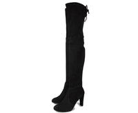 Stuart Weitzman Stuart Weitzman Women's Highland Black Suede Over-the-knee Boot
