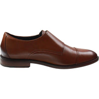 Harrison Mens Buckle Leather Monk Shoes