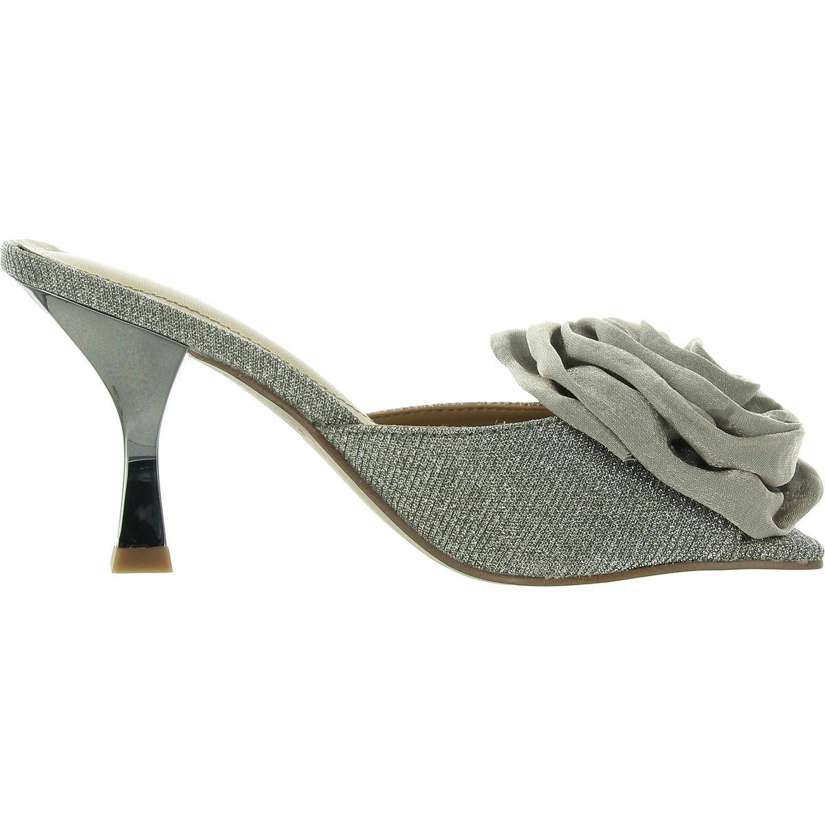 Womens Embellished Man Made Mules