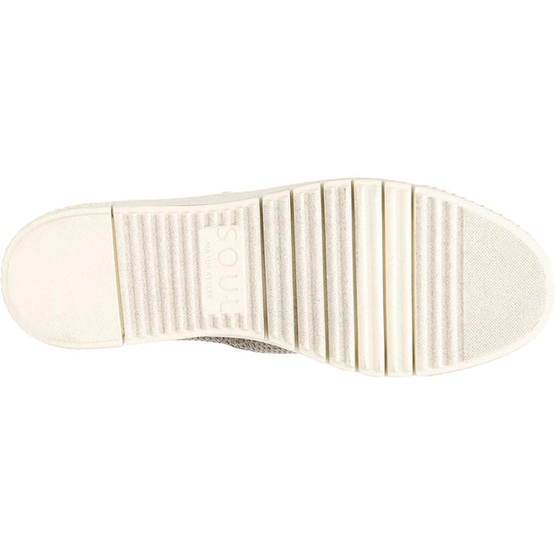 Tia Womens Faux Leather Comfort Slip-On Sneakers