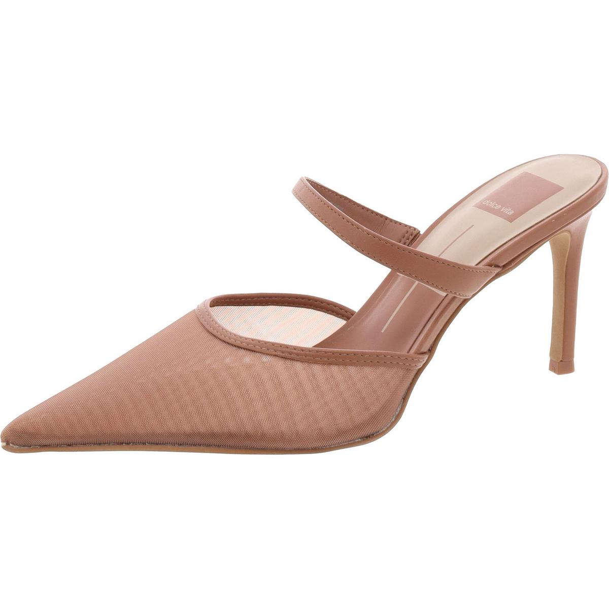 Katik Womens Mesh Pointed Toe Mules 13 Medium Cider Mesh