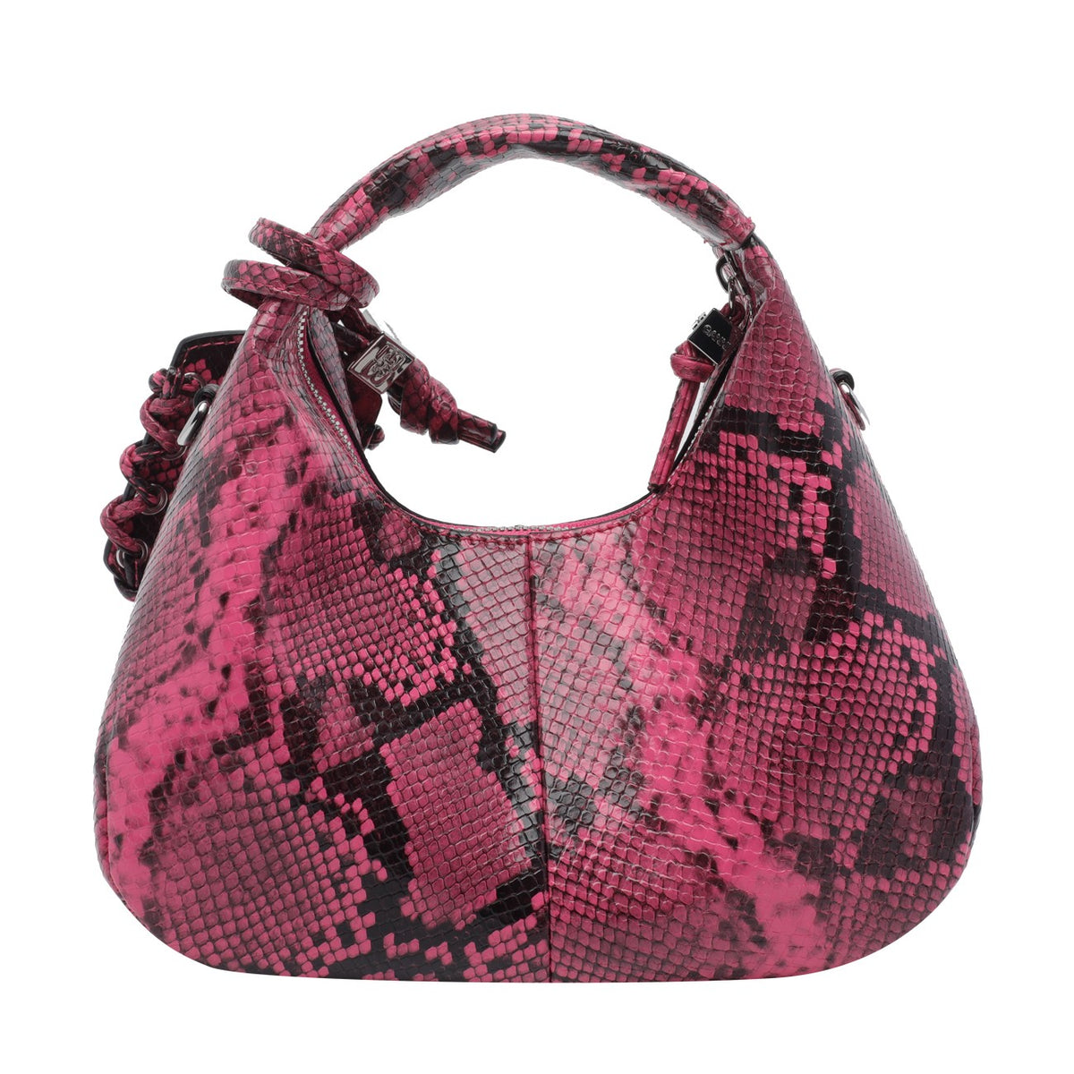 Ganni Women Hobo Mini Snake