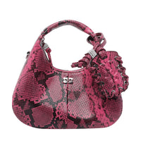 Ganni Women Hobo Mini Snake