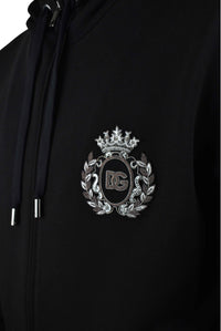 Dolce&Gabbana Men Heraldic Patch Hoodie