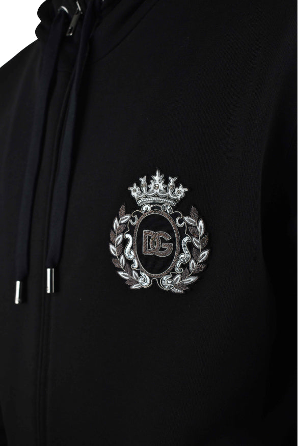 Dolce&Gabbana Men Heraldic Patch Hoodie