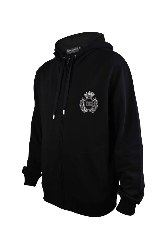 Dolce&Gabbana Men Heraldic Patch Hoodie