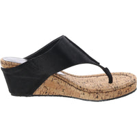 Womens Snake Print Wedge Sandals