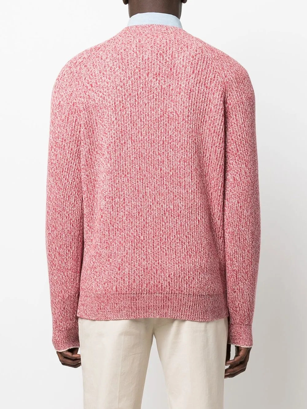 Brunello Cucinelli Brunello Cucinelli Mark-Knit Ribbed-Trim Jumper