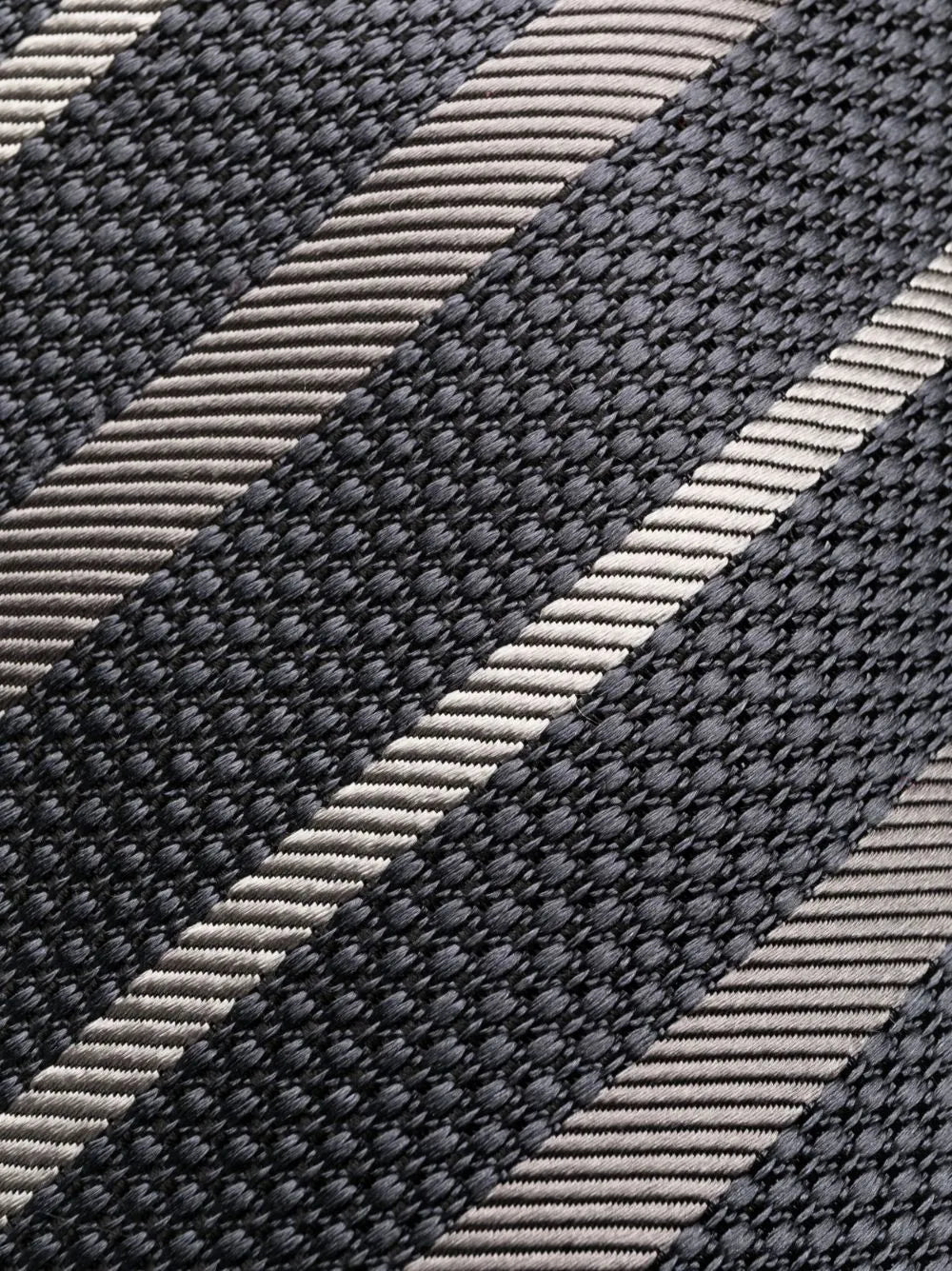 Brunello Cucinelli Diagonal-Stripe Silk Tie