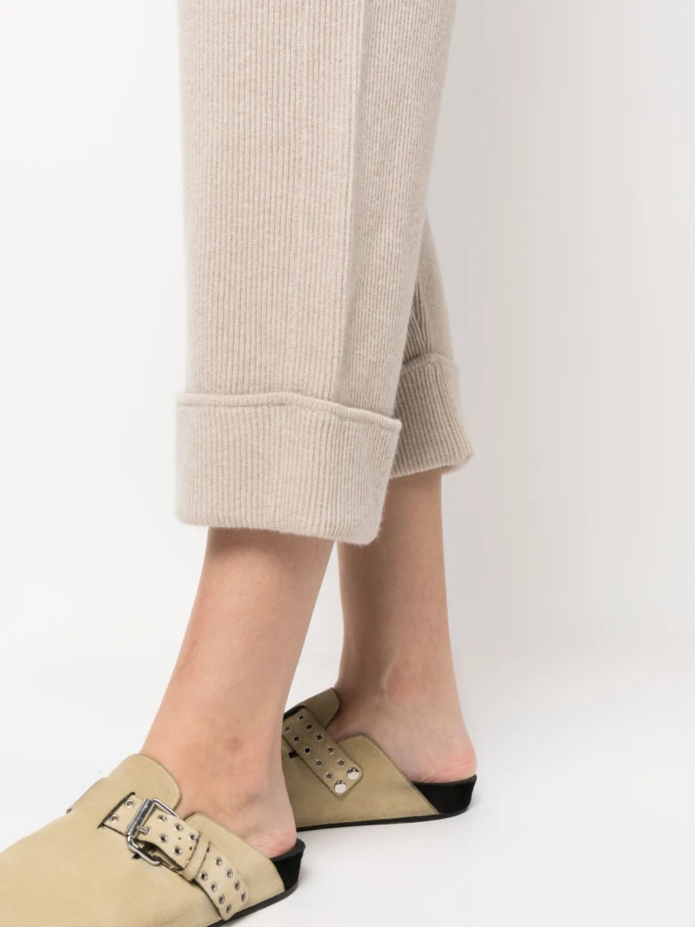 Brunello Cucinelli Brunello Cucinelli Drawstring Cropped Track Pants