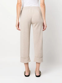 Brunello Cucinelli Brunello Cucinelli Drawstring Cropped Track Pants