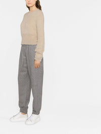 Brunello Cucinelli Checked Tapered Trousers
