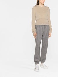 Brunello Cucinelli Checked Tapered Trousers