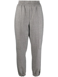 Brunello Cucinelli Checked Tapered Trousers