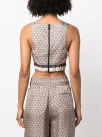 Brunello Cucinelli Brunello Cucinelli V-Neck Cropped Top