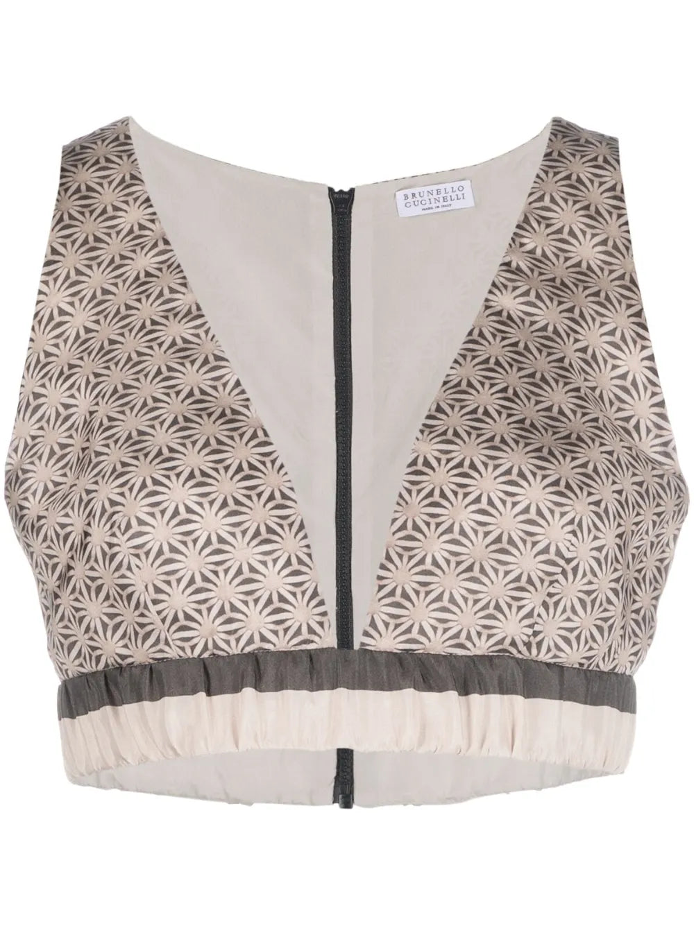 Brunello Cucinelli Brunello Cucinelli V-Neck Cropped Top