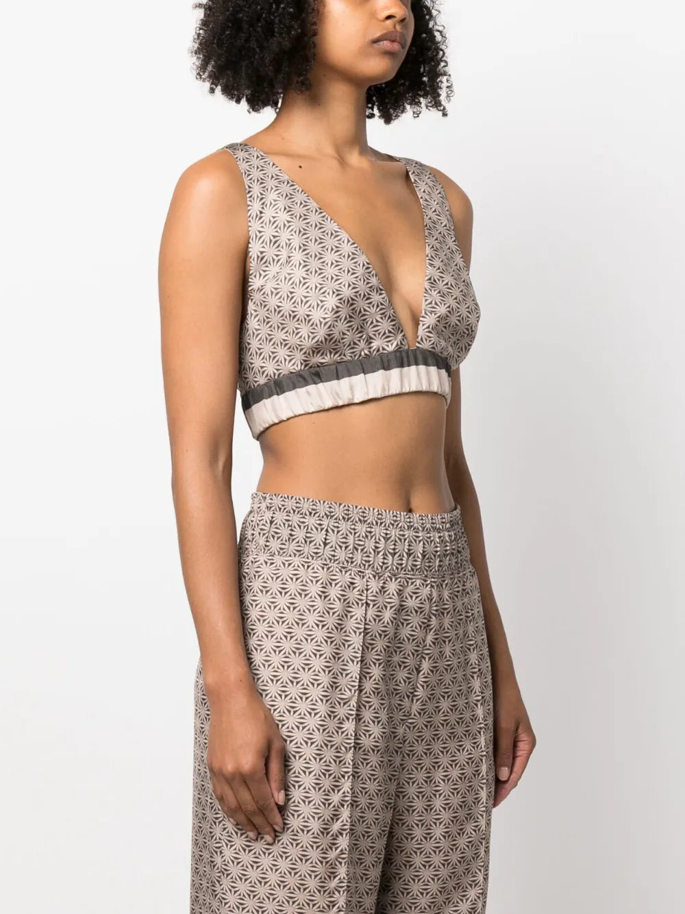 Brunello Cucinelli Brunello Cucinelli V-Neck Cropped Top