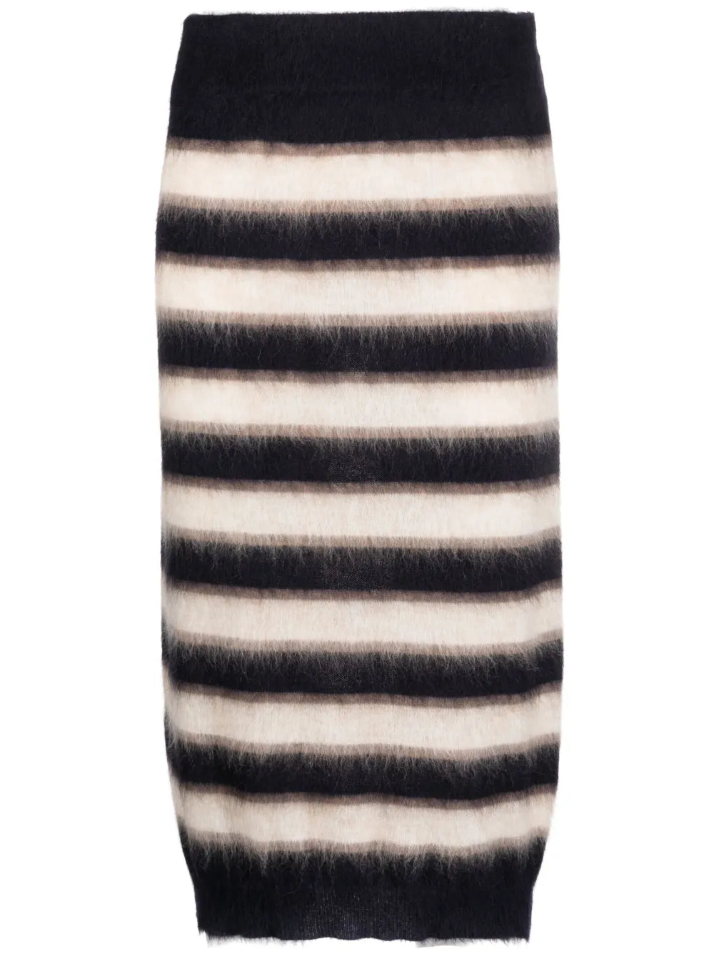 Brunello Cucinelli Brunello Cucinelli Striped Knitted Midi Skirt