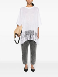 Brunello Cucinelli Brunello Cucinelli Asymmetric Fringed Jumper