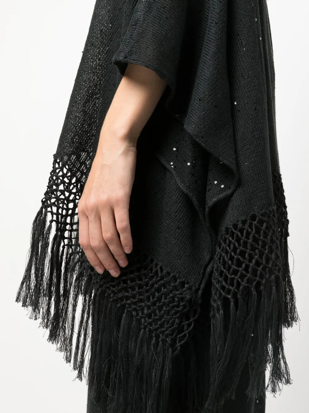 Brunello Cucinelli Brunello Cucinelli Sequin-Embellished Knitted Blouse